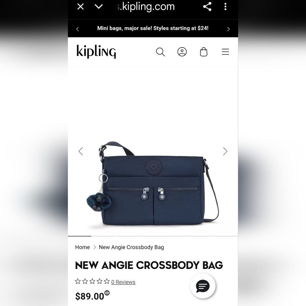 Kipling Angie Crossbody Bag